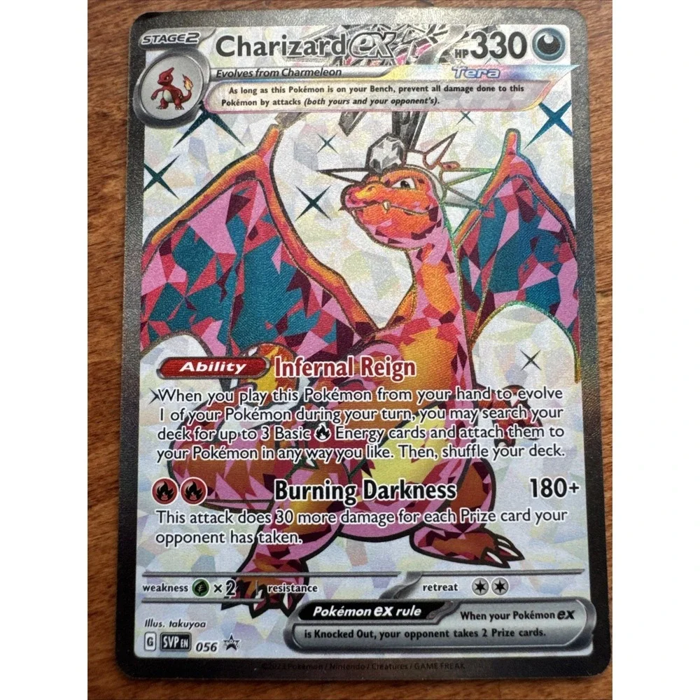 Pokémon TCG‎ Charizard ex Svp Black Star Holo Promo SVP056